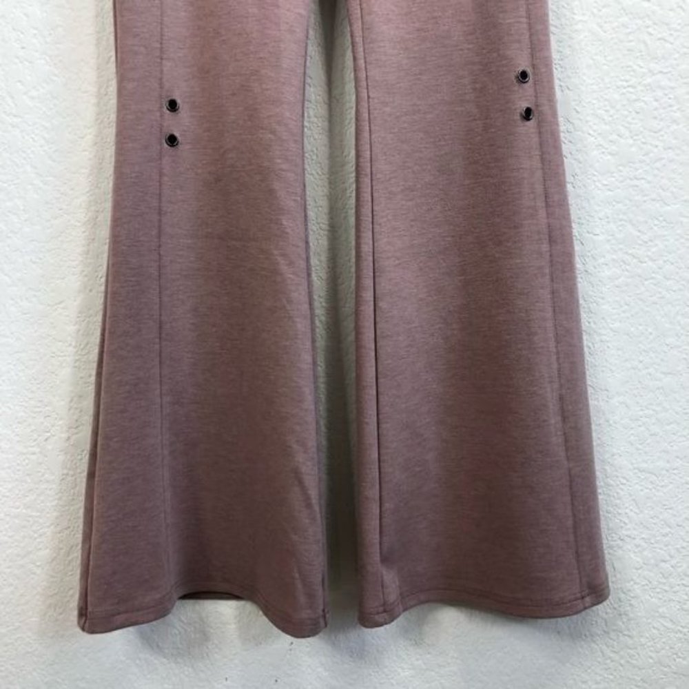 Free People Downhill Flared Lace Caged Up Sweatpants - Picture 6 of 8